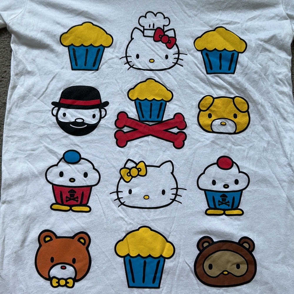 Johnny Cupcakes X Hello Kitty Collab Women’s TShirt … Gem